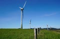 Wind turbines on Windy Hill QLD Royalty Free Stock Photo