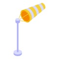Wind vane icon isometric vector. Air toy Royalty Free Stock Photo