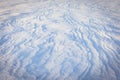 Wind Wave Patterns on Snow Royalty Free Stock Photo