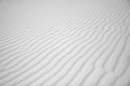 Wind waves in white sand