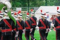 Windband or Brass Band performing in uniform Royalty Free Stock Photo