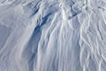 Windblown snow surface, background pattern Royalty Free Stock Photo