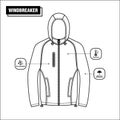 WINDBREAKER VECTOR DESIGN