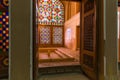 The windcatcher of Dowlat Abad Garden, in Yazd, Iran