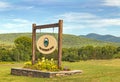 The Windham Path and Catskill Mountains Royalty Free Stock Photo