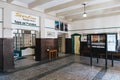 Windhoek Train Station Ticket Counter Interior in Namibia, Africa