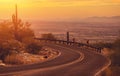 Winding Arizona Mountain Road