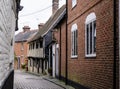 Winding Cobbled Street