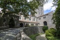 Winding Cobblestone Path, MET Cloisters, NYC 2 Royalty Free Stock Photo