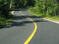 Winding country road Royalty Free Stock Photo