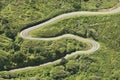 Winding country road. Royalty Free Stock Photo