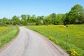 Winding country road Royalty Free Stock Photo