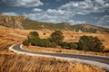 Winding countryside road in Macedonia