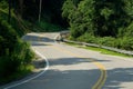 Winding Curvy Road in the Mountains Royalty Free Stock Photo