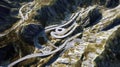 the most spectacular mountain roads in the world. Winding curvy rural road