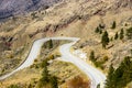 Winding Desert Country Road Curve Royalty Free Stock Photo