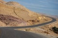 Desert road in Jordan