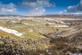 Winter yorkshire landscape Royalty Free Stock Photo