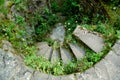 Winding medieval staircase Royalty Free Stock Photo