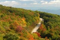 A winding mountain road