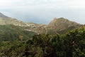 Winding mountain road in Anaga Mountains Taganana Tenerife, Canary island Royalty Free Stock Photo