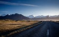 Winding mountain road, Iceland Royalty Free Stock Photo