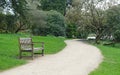 Winding Park Garden Path Royalty Free Stock Photo