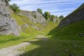 Winding path down through Cave Dale