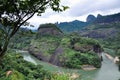 Winding River after rained Royalty Free Stock Photo