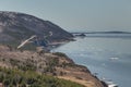 Winding Road at Cabot Trail Horizontal Royalty Free Stock Photo