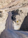 Winding road at Death Valley National Park Royalty Free Stock Photo