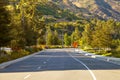 The winding road down the Hollywood hills Royalty Free Stock Photo