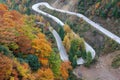 Winding road on hillside Royalty Free Stock Photo