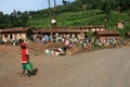 Winding Road Leading Through Uganda Royalty Free Stock Photo