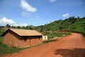 Winding Road Leading Through Uganda