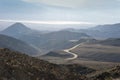 Winding road among mountains Royalty Free Stock Photo