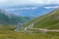 Winding road in mountains Royalty Free Stock Photo