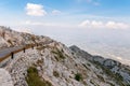 Winding road from sv Jure peak Royalty Free Stock Photo