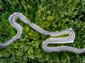 Winding road Transfagarasan Romania