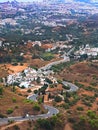 Looking down from Mijas in the mountains above the Costa Del Sol