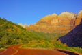 Winding Road Zion National Park Royalty Free Stock Photo