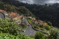 buildings and roads on the flanks of Madeira hills