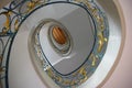 Winding staircase. Royalty Free Stock Photo