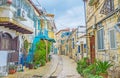 The winding street of Safed Royalty Free Stock Photo