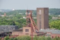 The winding tower of the Zeche Zollverein industrial museum