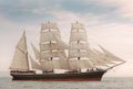 Windjammer Royalty Free Stock Photo