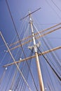 Windjammer Mast and Rigging Royalty Free Stock Photo