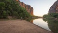Windjana Gorge, King Leopold Ranges, Kimberley. Western Australia Royalty Free Stock Photo