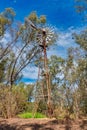 Windmill at the Alcoa Wellard wetlands in Perth Royalty Free Stock Photo