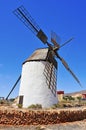 Windmill in Antigua, Fuerteventura in Spain